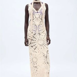Zara crochet dress
